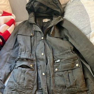 Great army jacket for fall, dry clean only, excellent quality